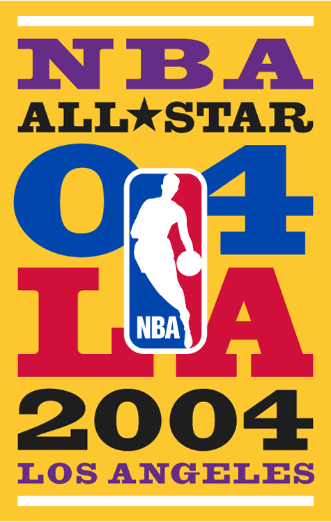 NBA All-Star Game 2004 Primary Logo iron on transfers for T-shirts